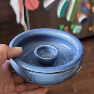 Blue Ceramic Incense Holder